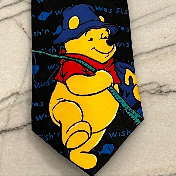 Disney Winnie The Pooh “I Was Fish’n” Tie - Picture 11 of 11